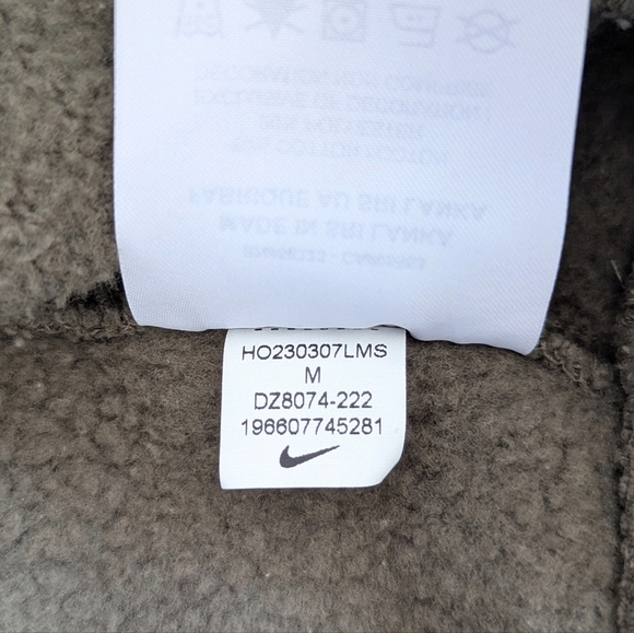 Nike Penn State Sweatshirt Military Appreciation Olive Camo Sleeve Flag Patch -M - Picture 7 of 10